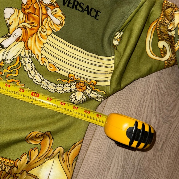 Versace Olive Green Medusa Renaissance Print Full Zip Hoodie (RARE) - Picture 11 of 13